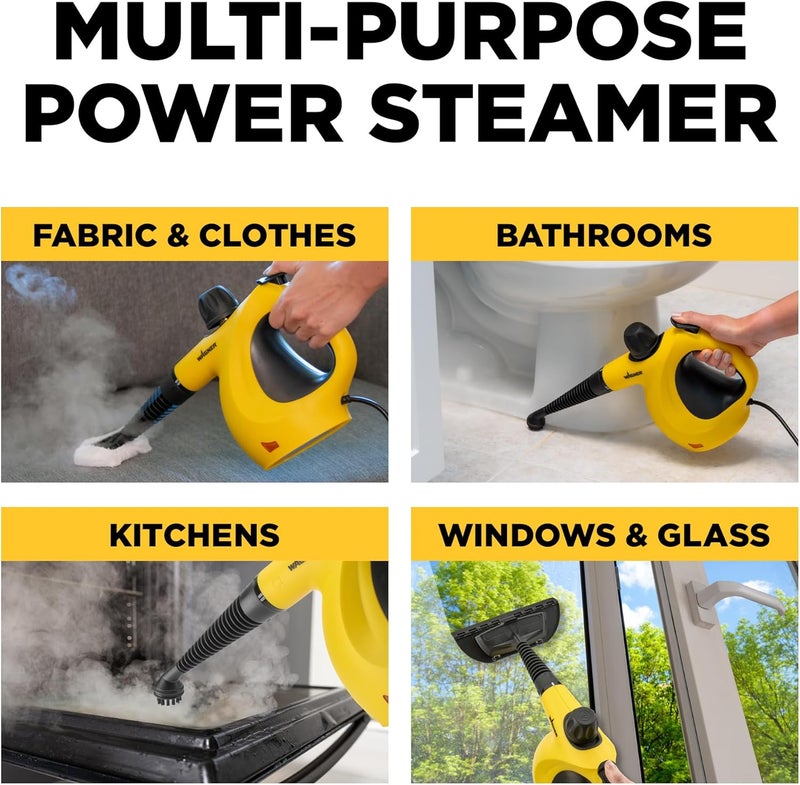 Wagner 2460111 505e Handheld Steam Cleaner, Multi-purpose Steamer, 11 Attachments, Chemical-Free Cleaning, Pet and Kid Safe - Image 3